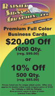 Business Card Promotion
